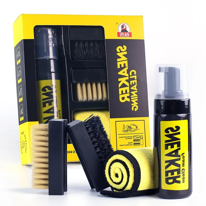 Sneaker Care Clean - طقم تنظيف أحذية رياضية رغوي خالي