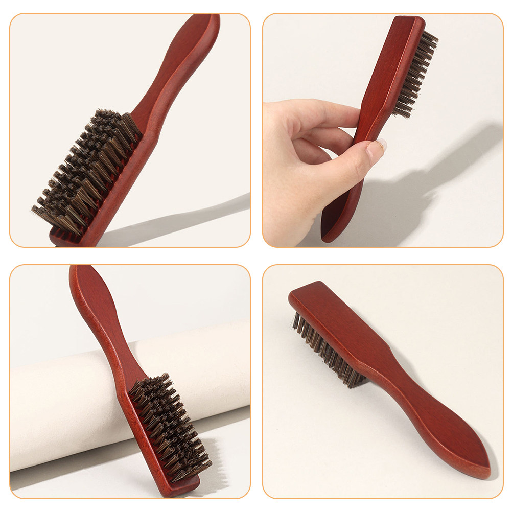 فرشاة تهذيب اللحية الخشبية (قط - مراجعة Brush Bristle Set وسعره