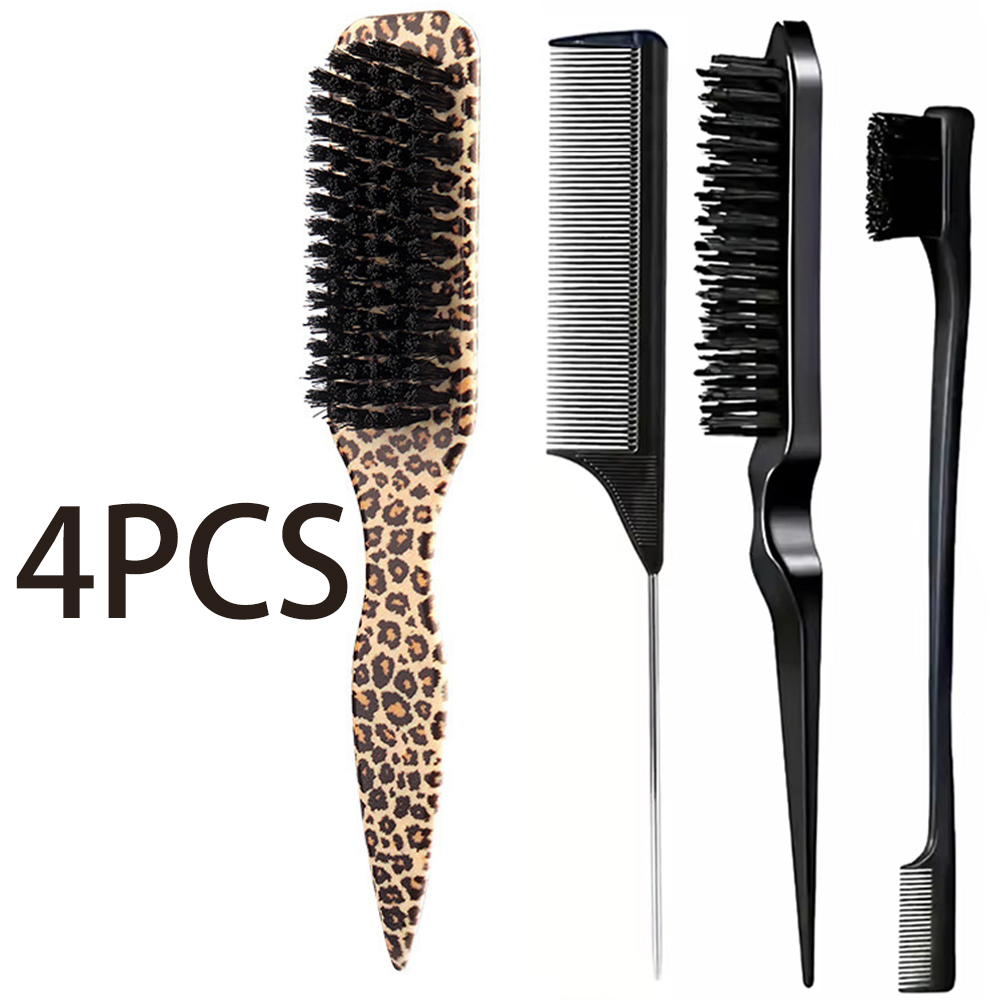 مجموعة من 4 فرش شعر بشعيرات ال - مراجعة Brush Bristle Set وسعره