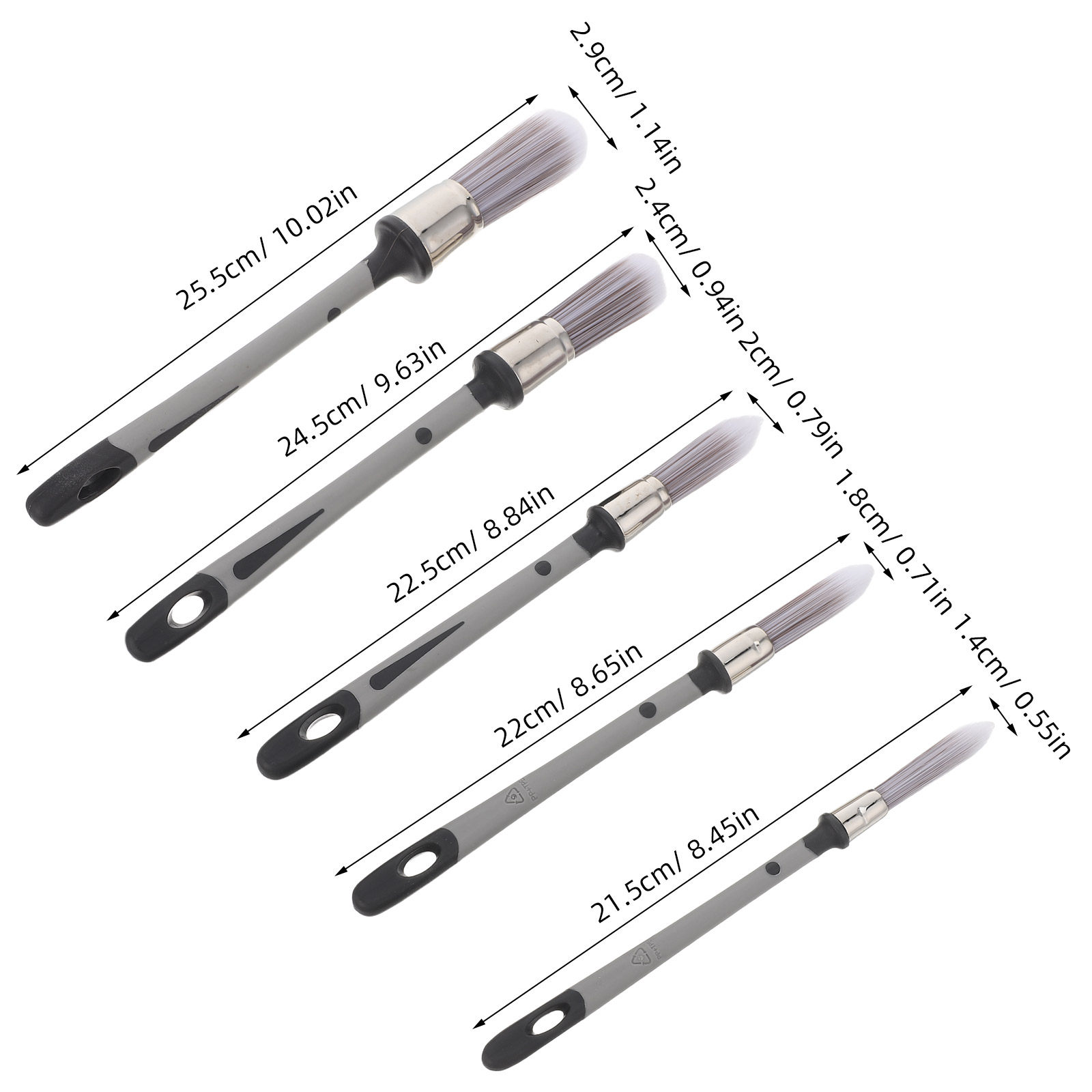 مجموعة فرش طلاء مسطحة بشعيرات  - مراجعة Brush Bristle Set وسعره